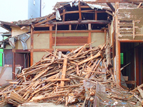 地震時の家屋倒壊の危険性