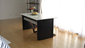 耐震シェルター型ダイニングテーブル　（タスカル8）